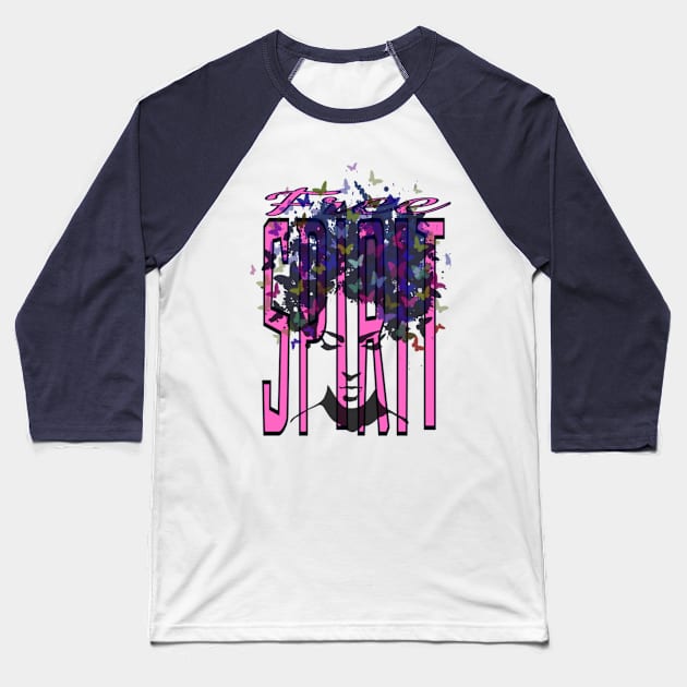 Free Spirit Baseball T-Shirt by musicanytime